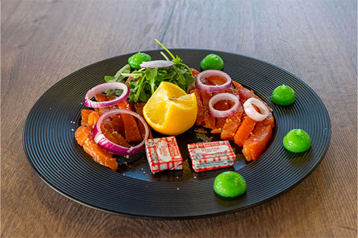 plat saumon fumé